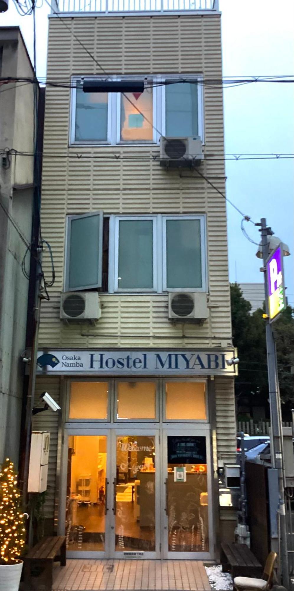 Osaka Namba Hostel Miyabi Zewnętrze zdjęcie